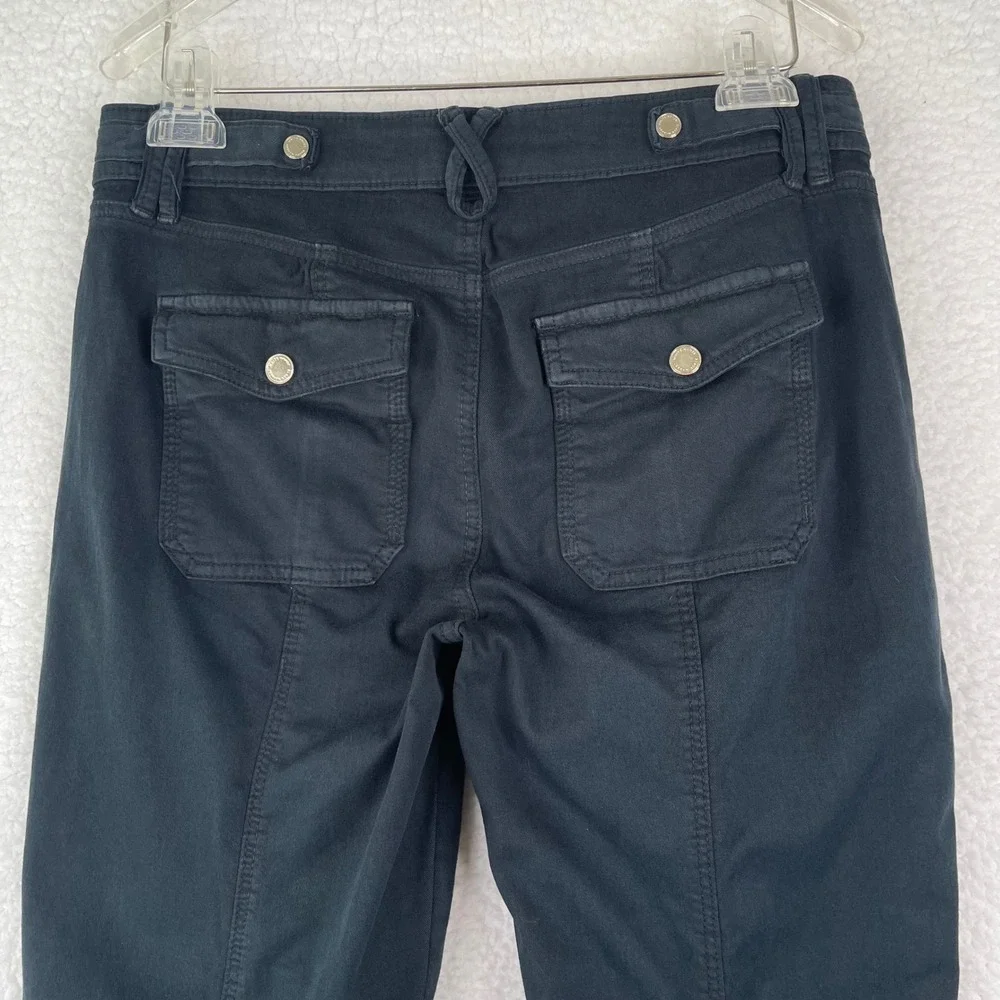 White House Black Market Pret-A-Pedi Slim Mid Rise Pants Navy  Size 6